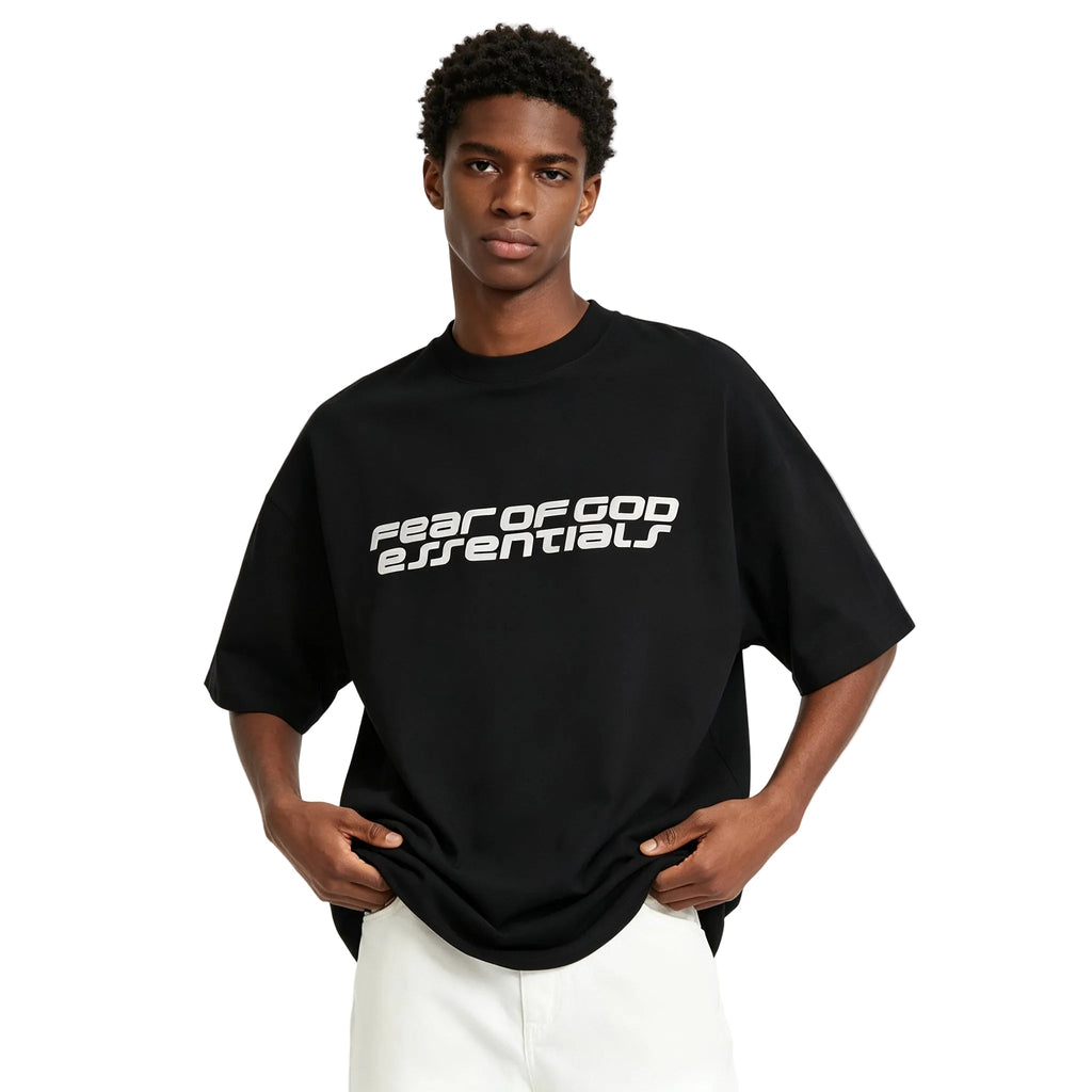 Fear of God Essentials 90s Short Sleeve T-Shirt Vintage Black